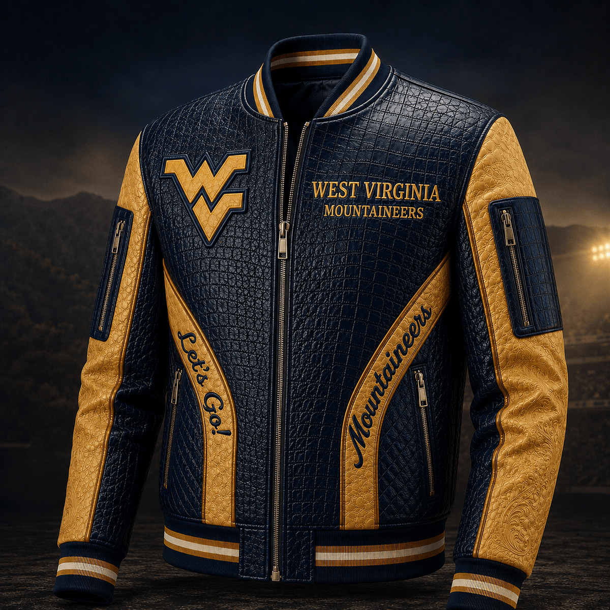 Premium WVM Leather Zipper Jacket PVNA