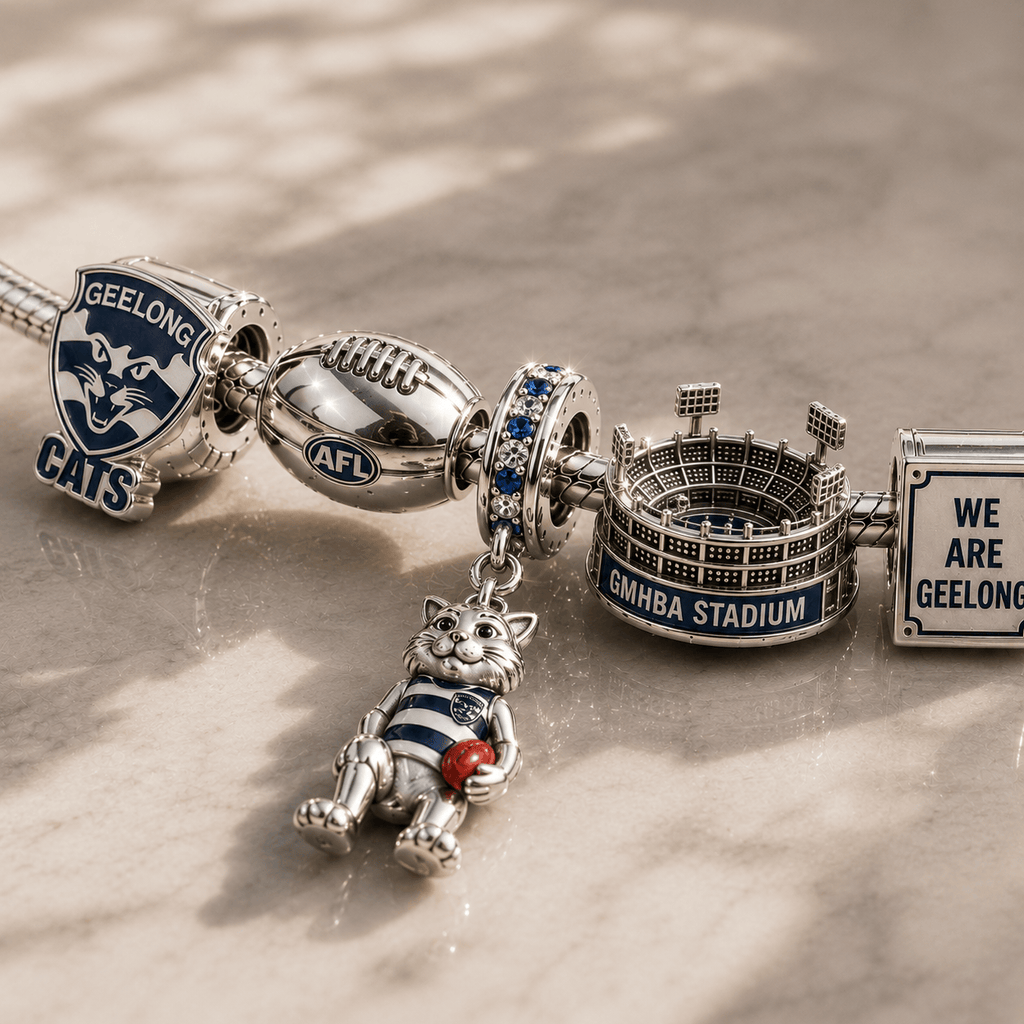 GLC Silver Charm Bracelet Set PNPA