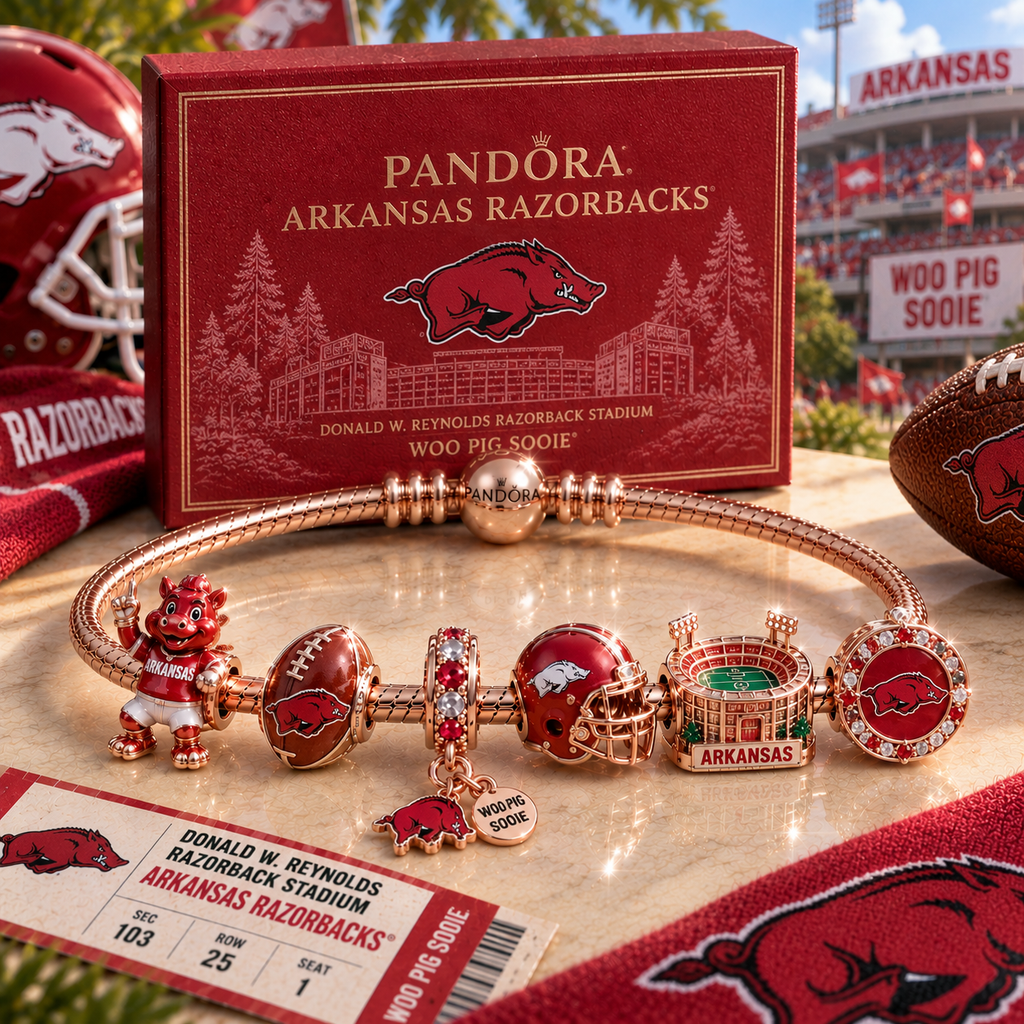 AKR Pink Gold Charm Bracelet Set PNPA