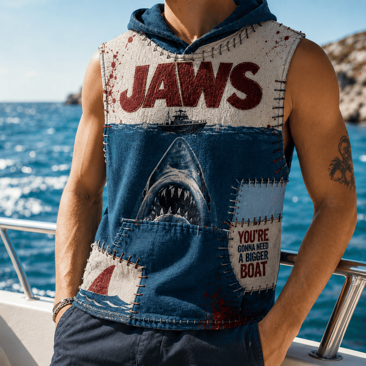 PREMIUM JAWS HOODED TANK NPL
