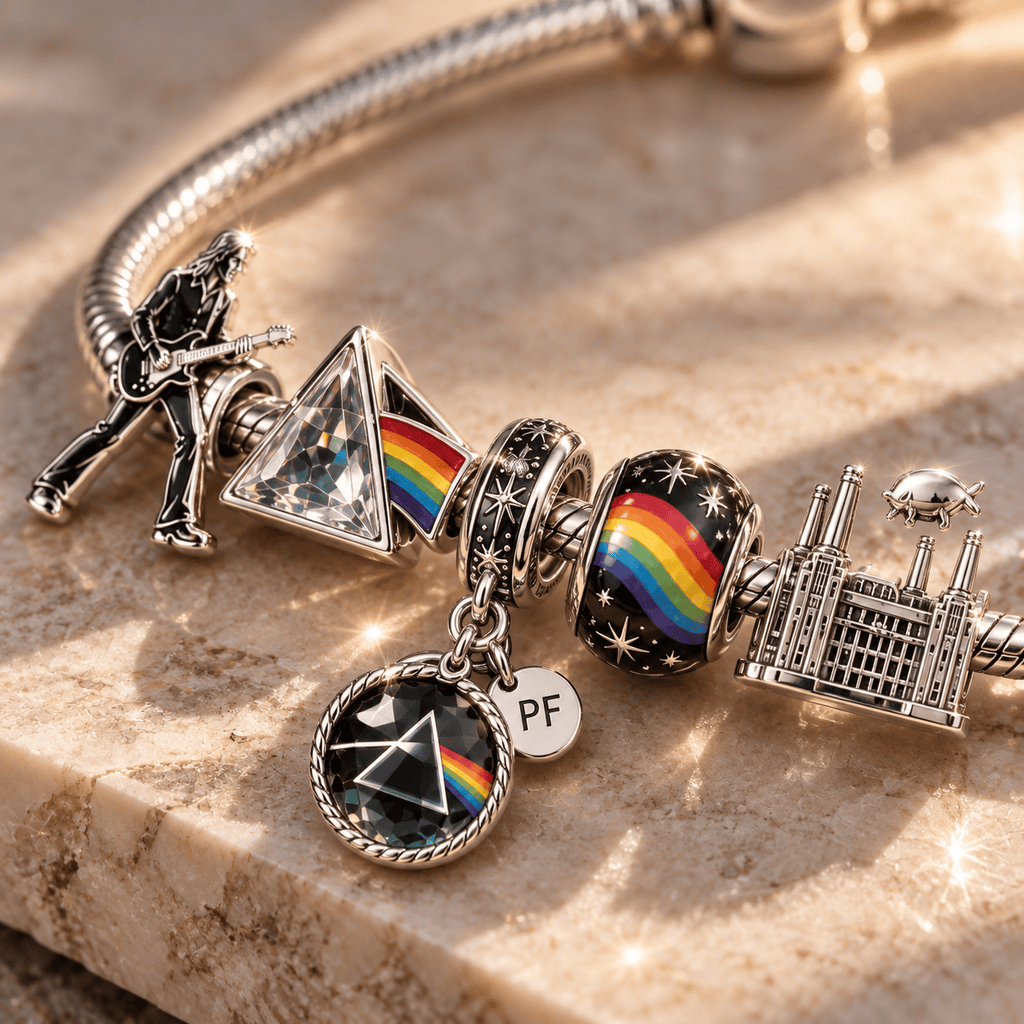 PFD Gold Charm Bracelet Set NHVH