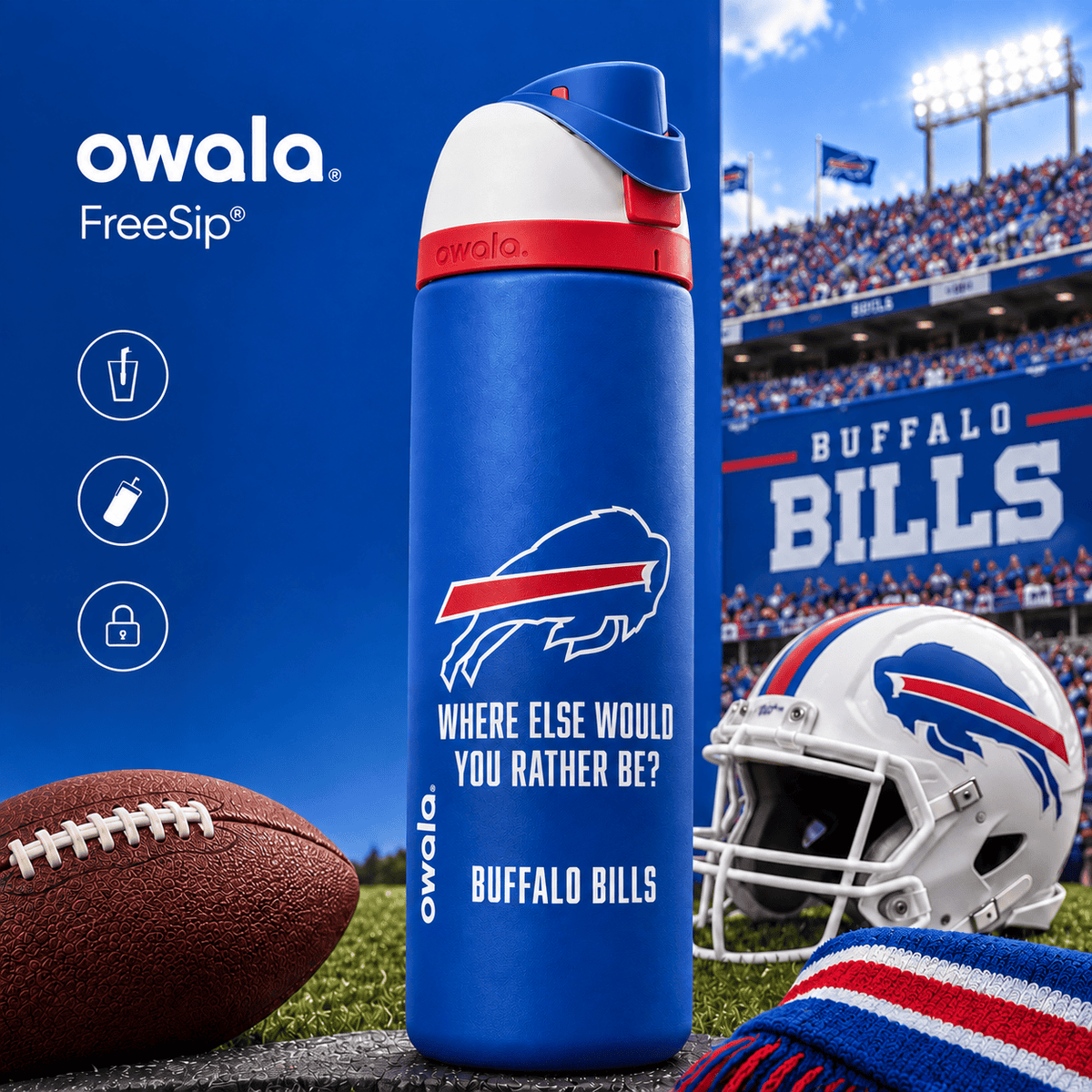 BFBL Owala Water Bottle NHVH