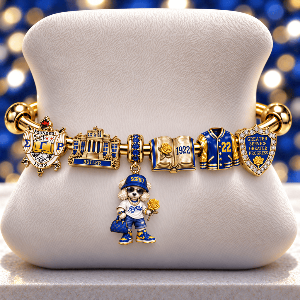 SGRO Silver Charm Bracelet Set NTVA