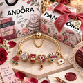 RMRD Gold Charm Bracelet Set TTN