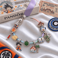 DRGB Silver Charm Bracelet Set PTKL