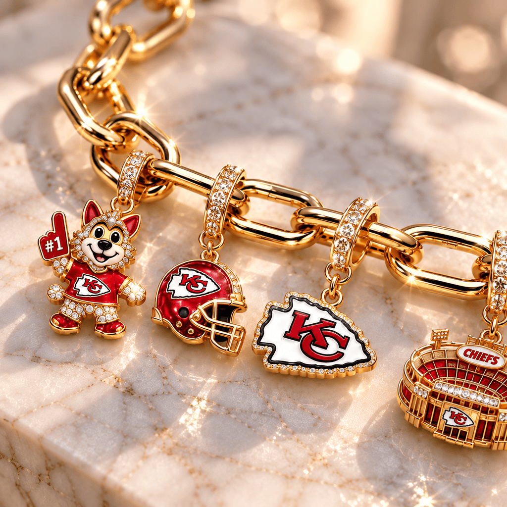 KCC Gold Charm Bracelet Set BMD