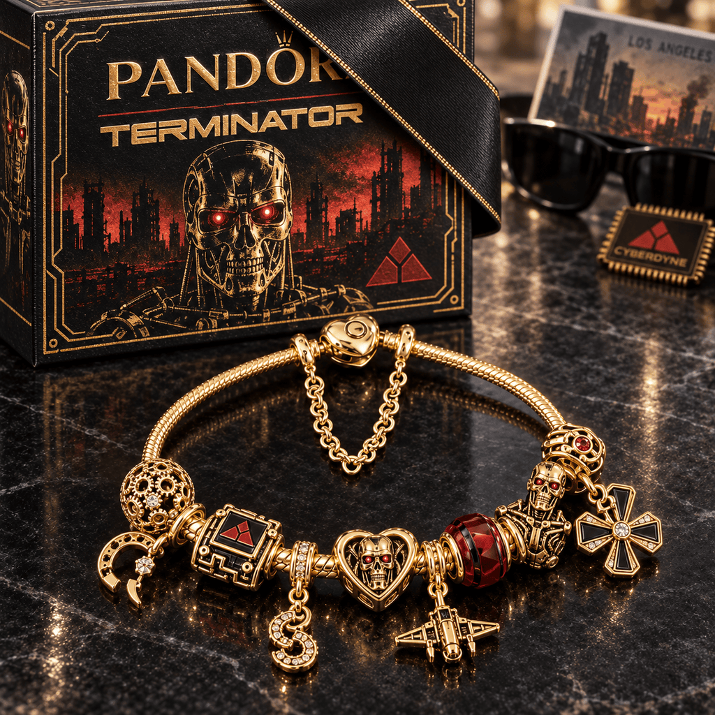 TTMT Gold Charm Bracelet Set PTKL
